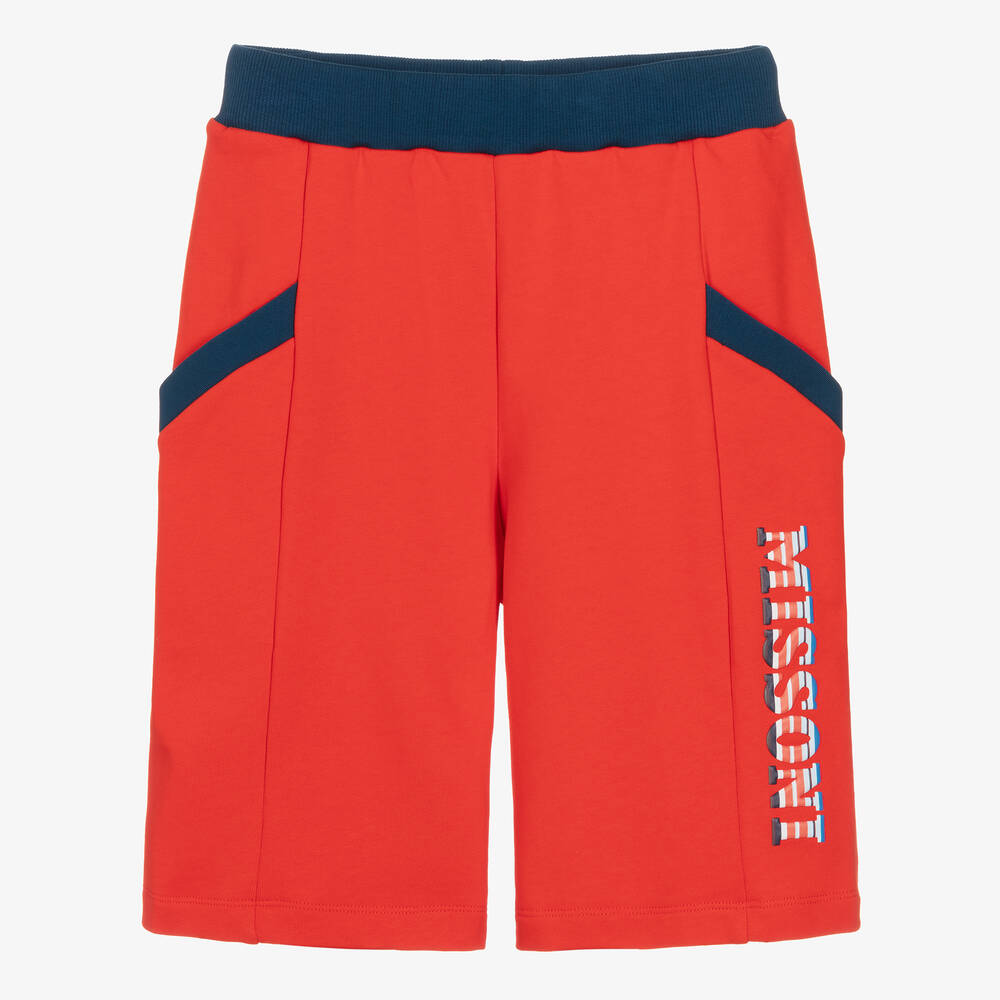 Boys red shorts top