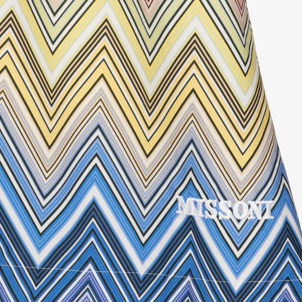 Missoni-بلوزة قطن عضوي لون زهري وأزرق للمراهقات | Childrensalon Outlet