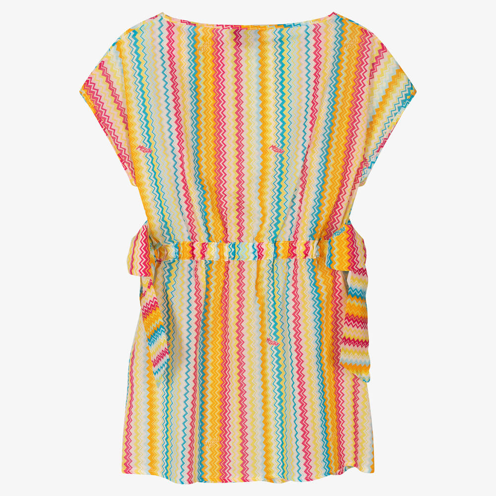 Missoni - Teen Girls Multicolour Zigzag Beach Dress