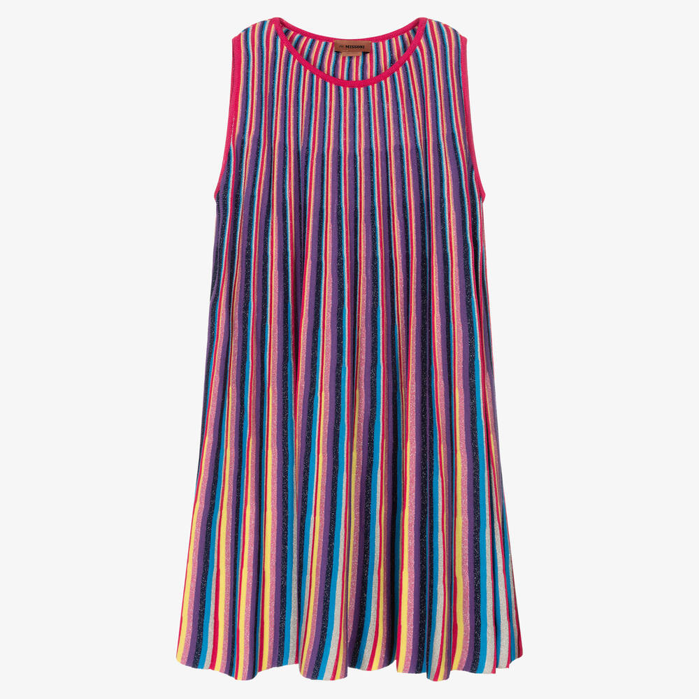 Missoni - Teen Strickkleid in Pink und Violett | Childrensalon