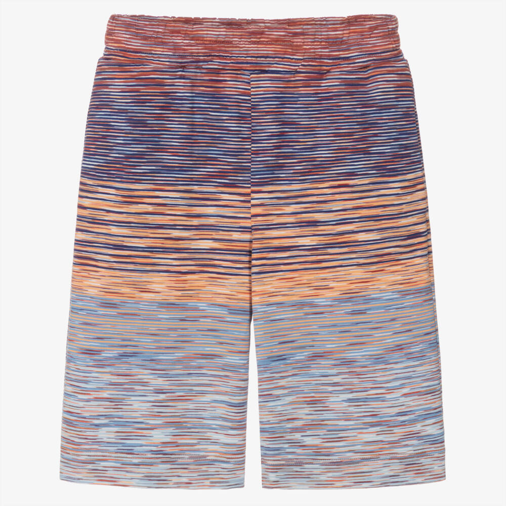 Missoni-Vibrant Boys Cotton Bermuda Shorts | Childrensalon Outlet