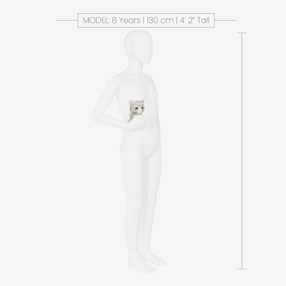 Aurora-Misty Grey Tabby Cat Soft Toy (16cm) | Childrensalon Outlet