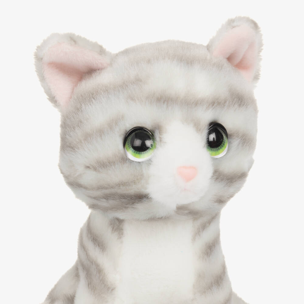 Aurora-Misty Grey Tabby Cat Soft Toy (16cm) | Childrensalon Outlet