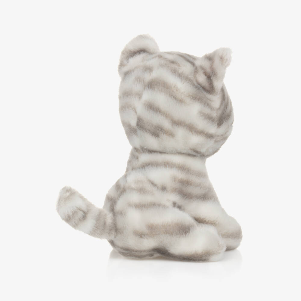 Aurora-Misty Grey Tabby Cat Soft Toy (16cm) | Childrensalon Outlet