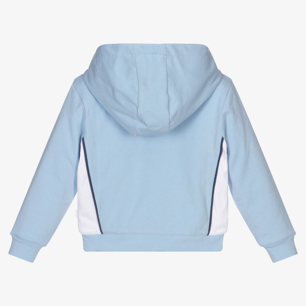 ميتش آند سون-Baby Boys Blue Hooded Jacket | Childrensalon Outlet