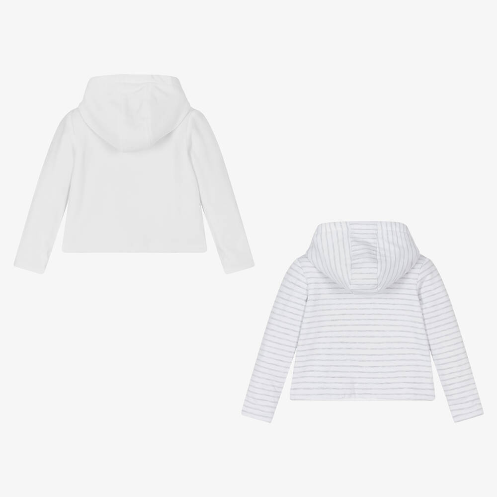 Mitch & Son-Baby Boys White Reversible Jacket | Childrensalon Outlet