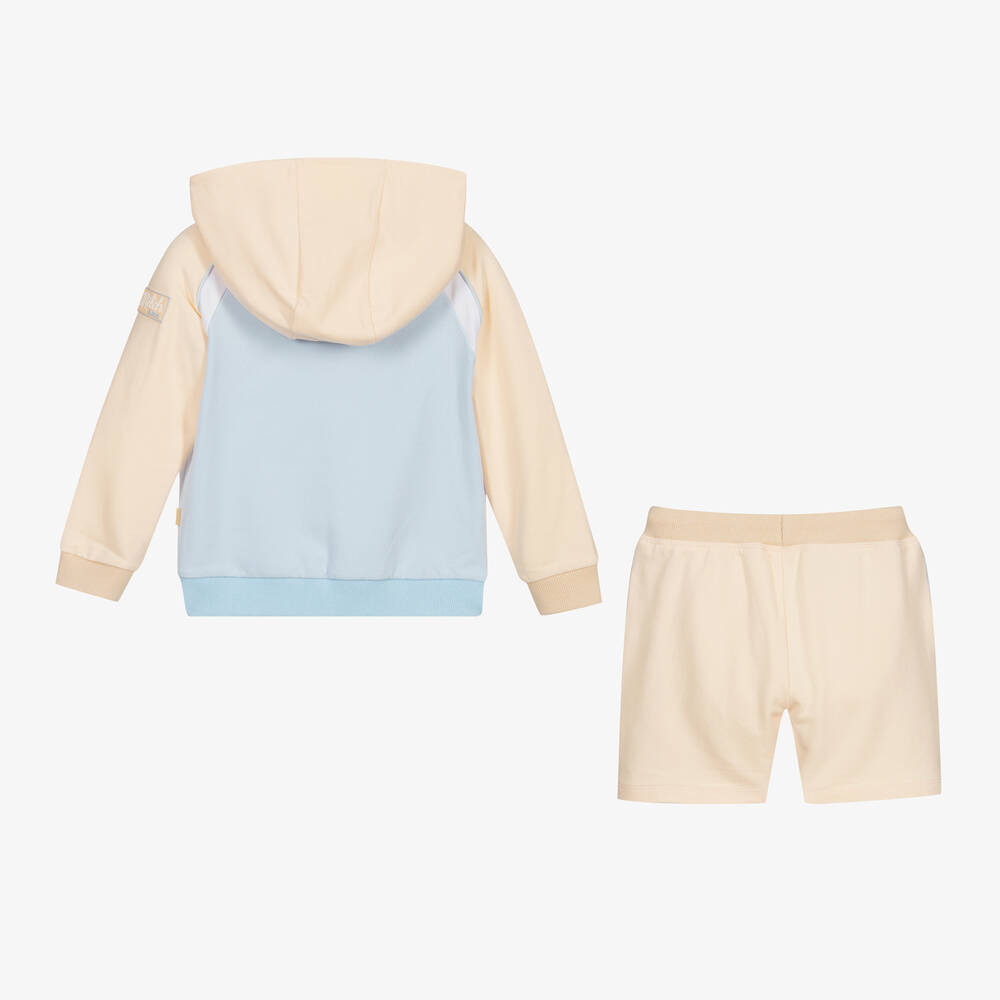 Mitch & Son-Спортивный костюм бежевого и голубого цвета | Childrensalon Outlet