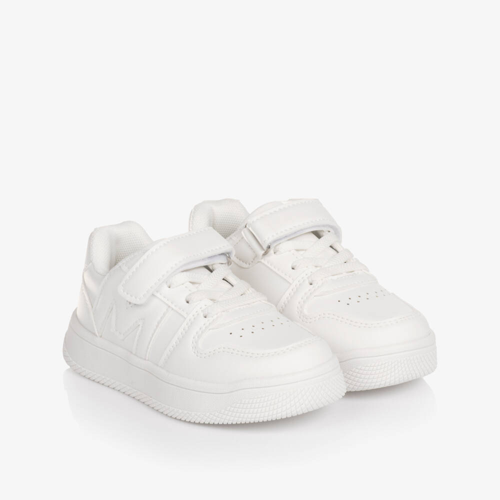 Mitch & Son-Blue & White Logo Trainers | Childrensalon Outlet