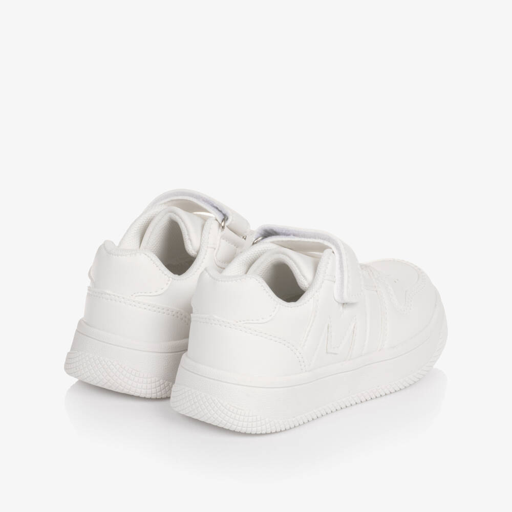 Mitch & Son-Blue & White Logo Trainers | Childrensalon Outlet