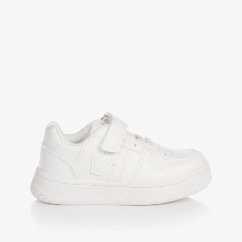 Mitch & Son-Blue & White Logo Trainers | Childrensalon Outlet