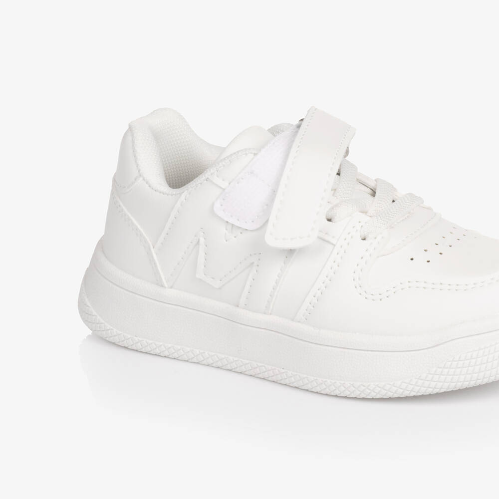 Mitch & Son-Blue & White Logo Trainers | Childrensalon Outlet