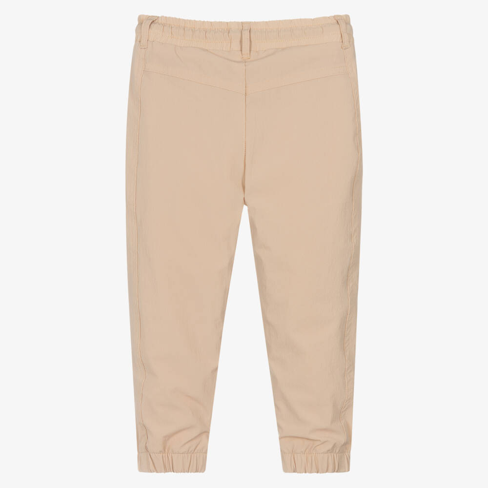 Mitch & Son-Бежевые хлопковые джоггеры для мальчиков | Childrensalon Outlet
