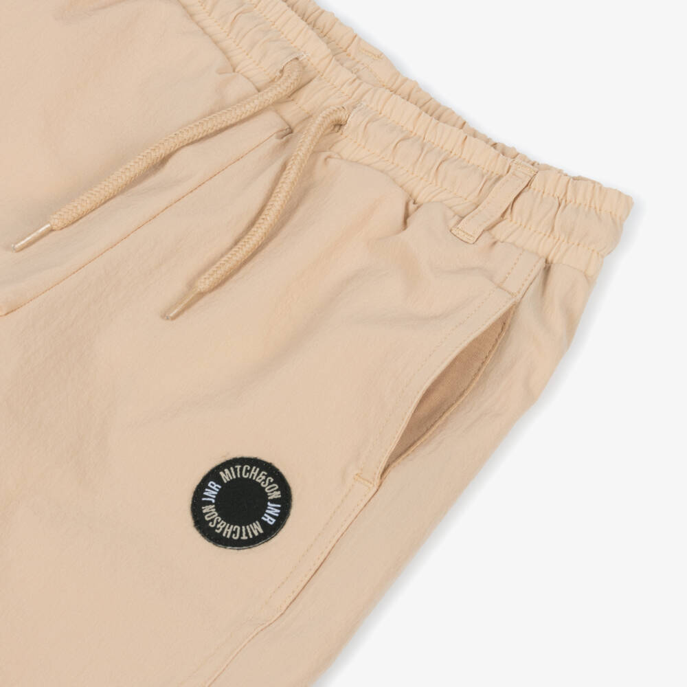 Mitch & Son-بنطلون جوجرز بيج قطني للأولاد | Childrensalon Outlet