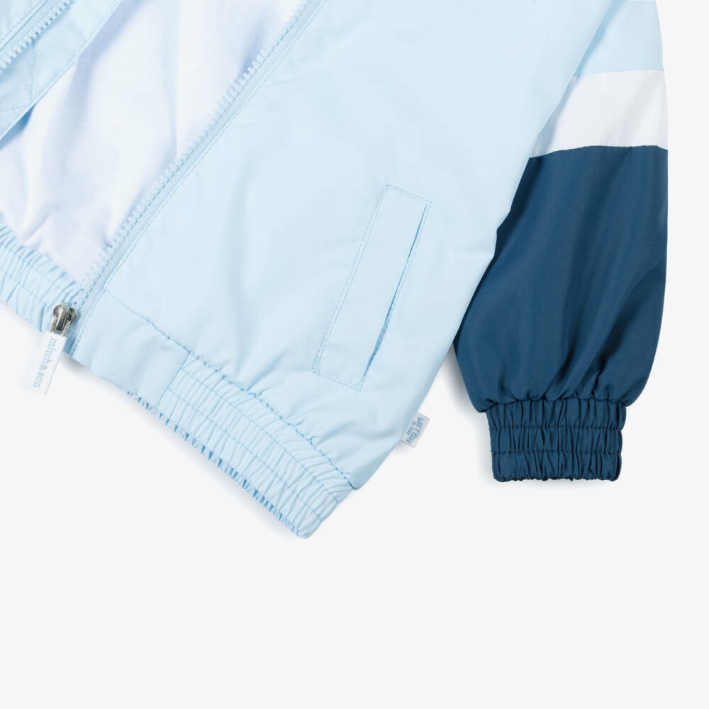 ميتش آند سون-معطف واقي من الرياح للأولاد باللون الأزرق | Childrensalon Outlet
