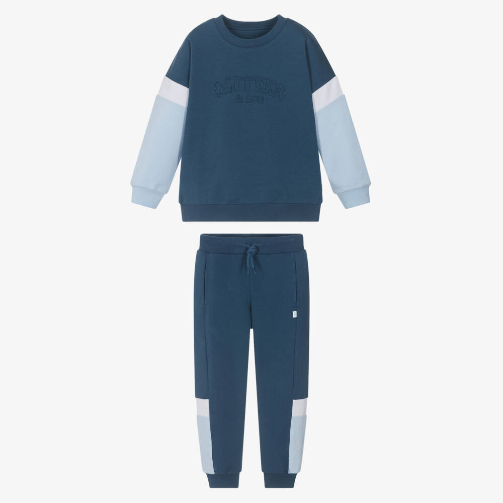 Mitch & Son-Комплект из хлопка синий для мальчиков | Childrensalon Outlet