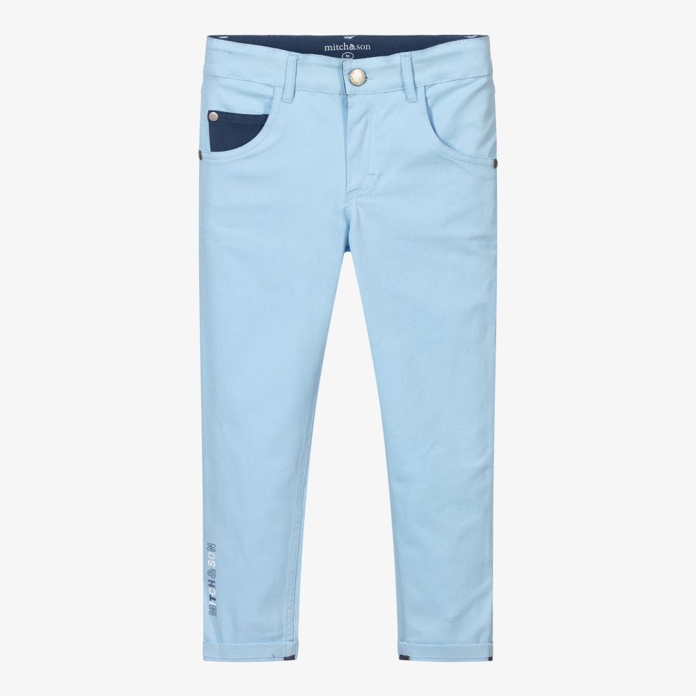 Mitch & Son - Голубые джинсы для мальчиков | Childrensalon