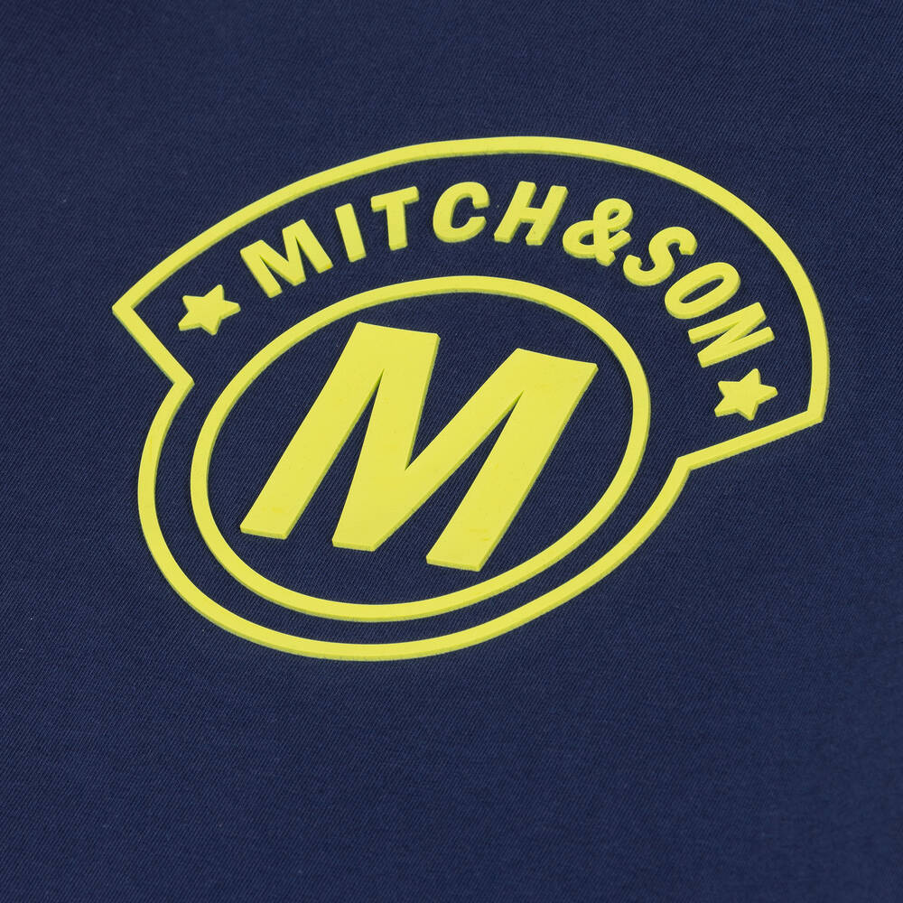 Mitch & Son-Boys Blue Cotton T-Shirt | Childrensalon Outlet