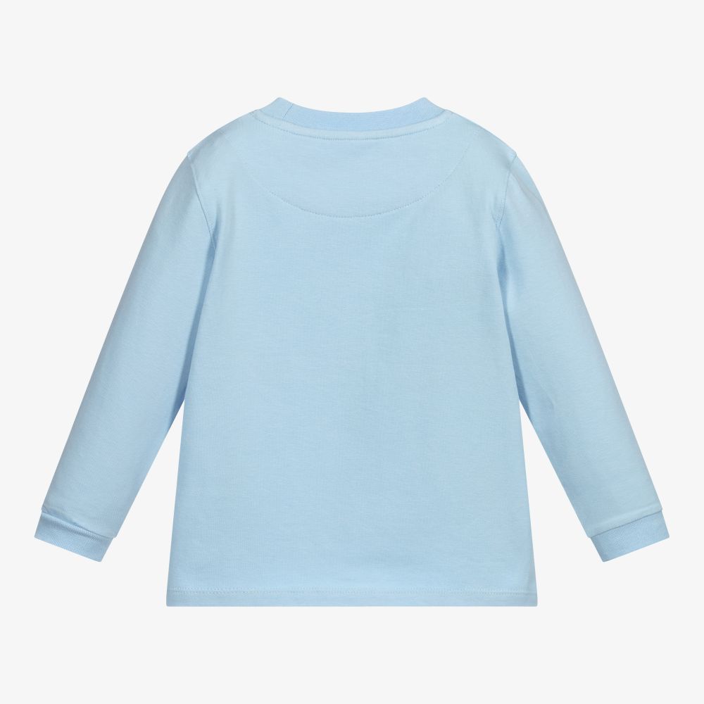 Mitch & Son-Голубой хлопковый топ для мальчиков | Childrensalon Outlet