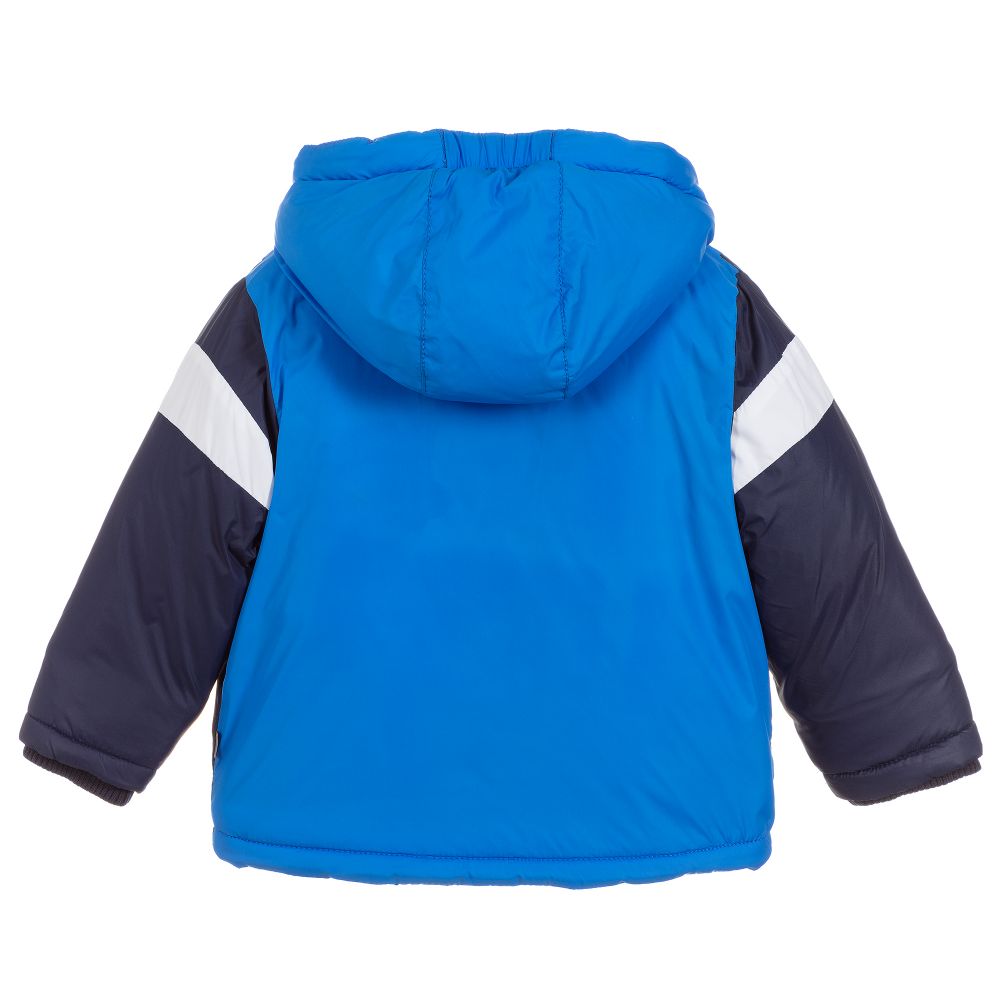 Mitch & Son-Boys Blue Padded Jacket | Childrensalon Outlet