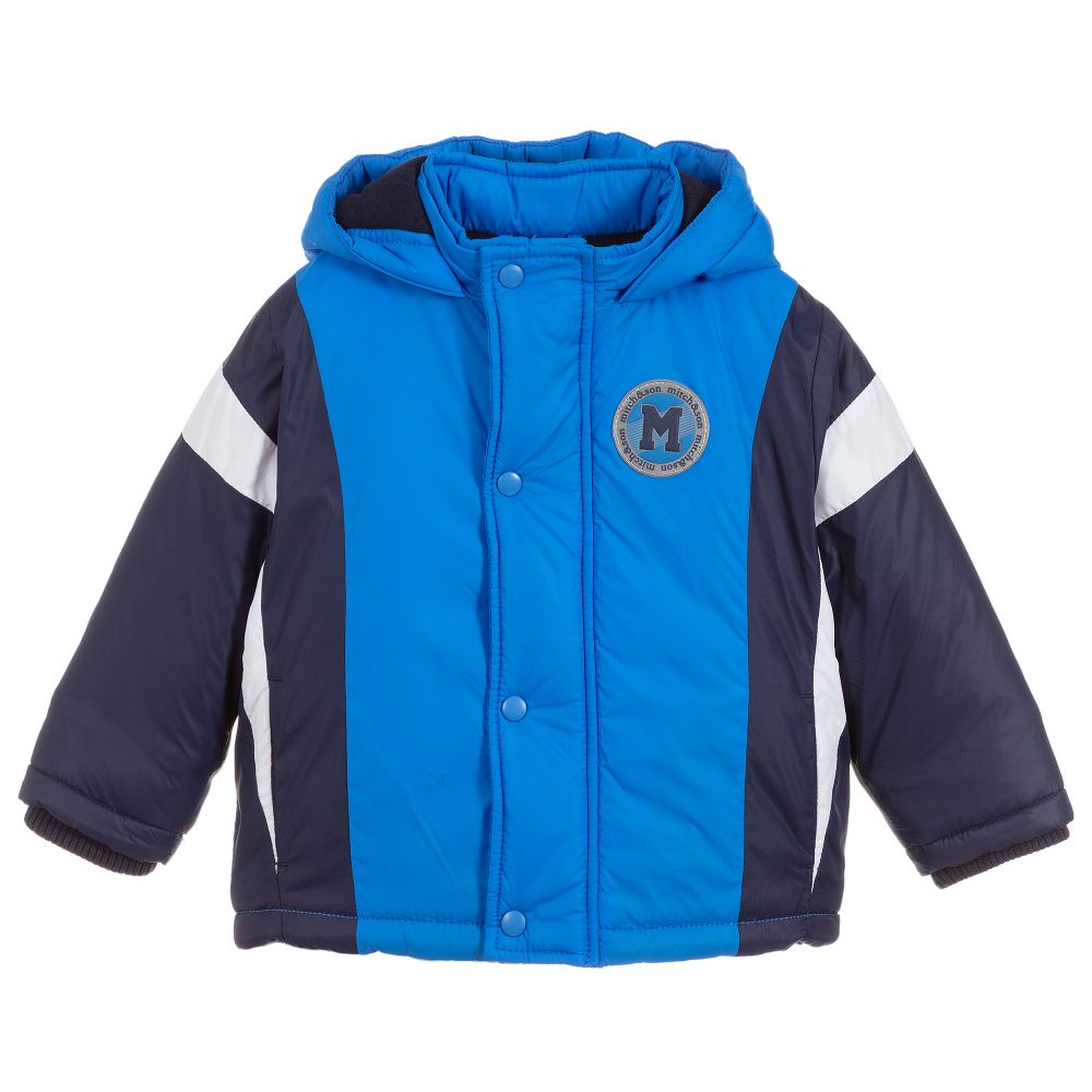 Mitch & Son - Boys Blue Padded Jacket | Childrensalon