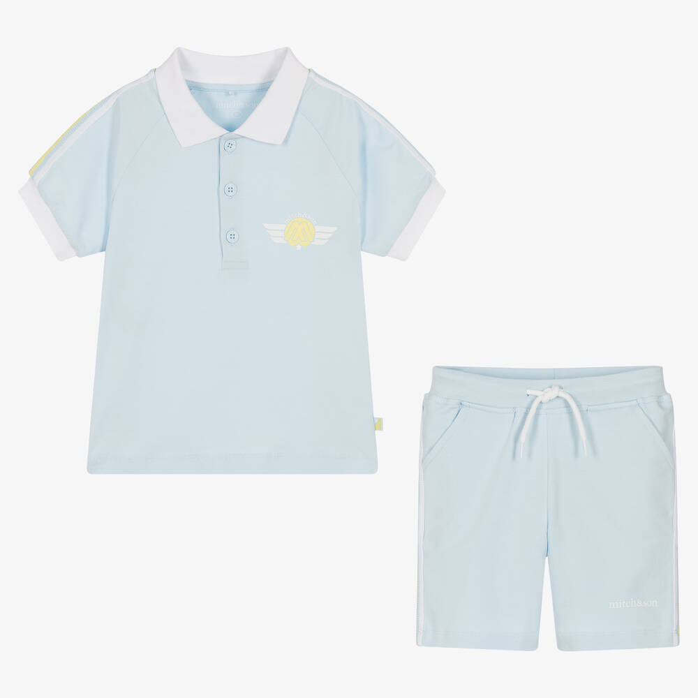 MITCH & SON - Stripe Sweatshirt Short Set main image 1
