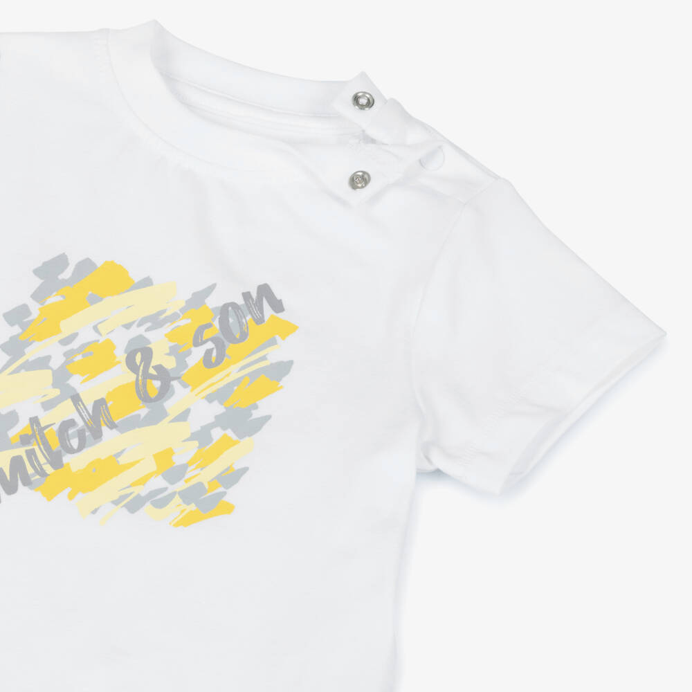 Mitch & Son-طقم شورت محبوك من القطن الفحمي للأولاد | Childrensalon Outlet