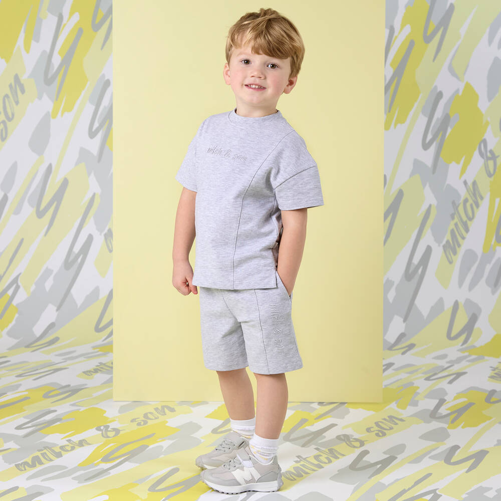 Mitch & Son-Кроссовки свободного кроя угольного цвета для мальчиков | Childrensalon Outlet