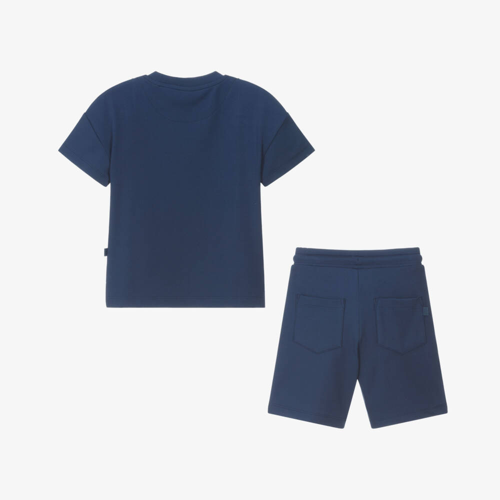 Mitch & Son-Boys Classic Blue Jersey Ensemble | Childrensalon Outlet
