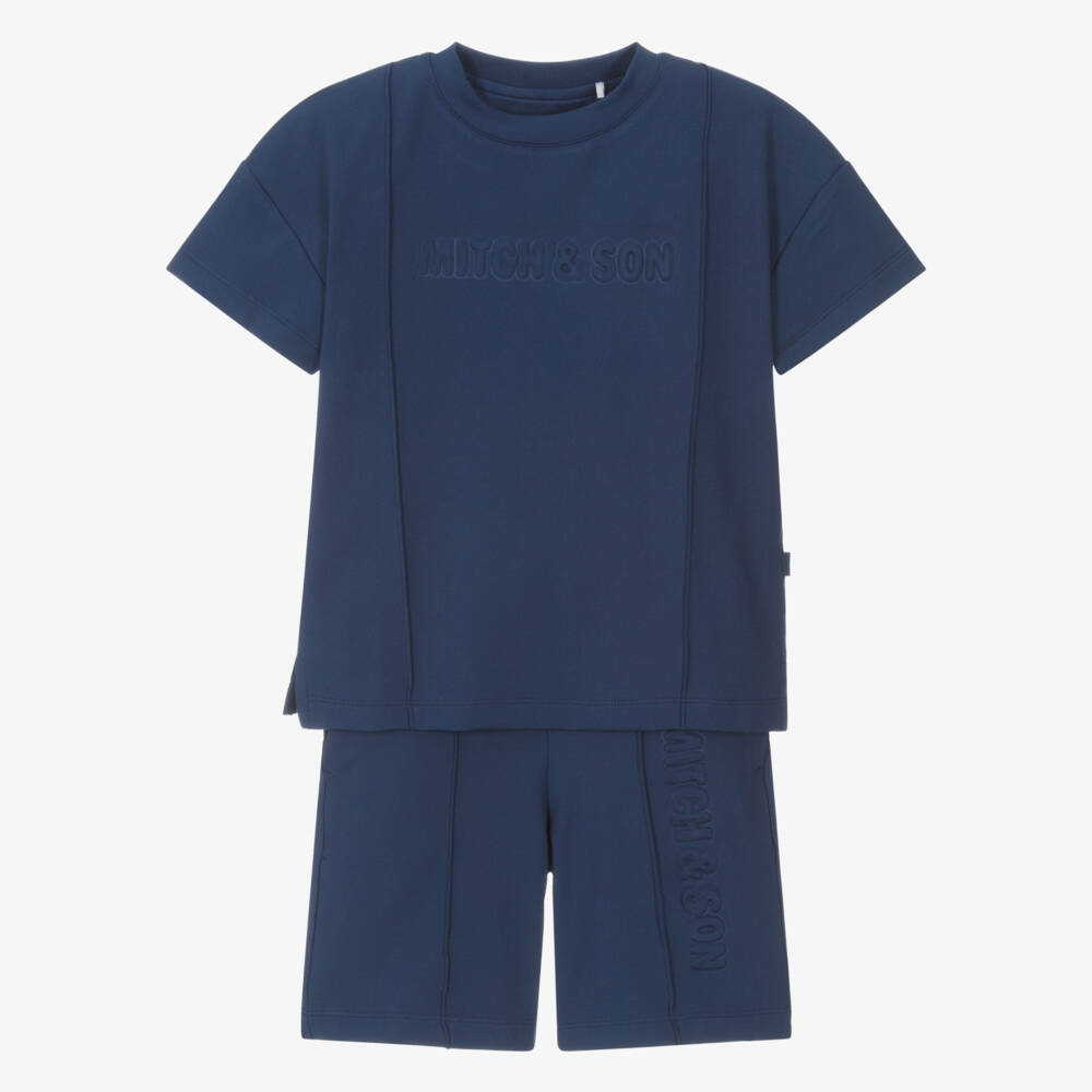 Mitch & Son-Классический синий комплект для мальчиков | Childrensalon Outlet