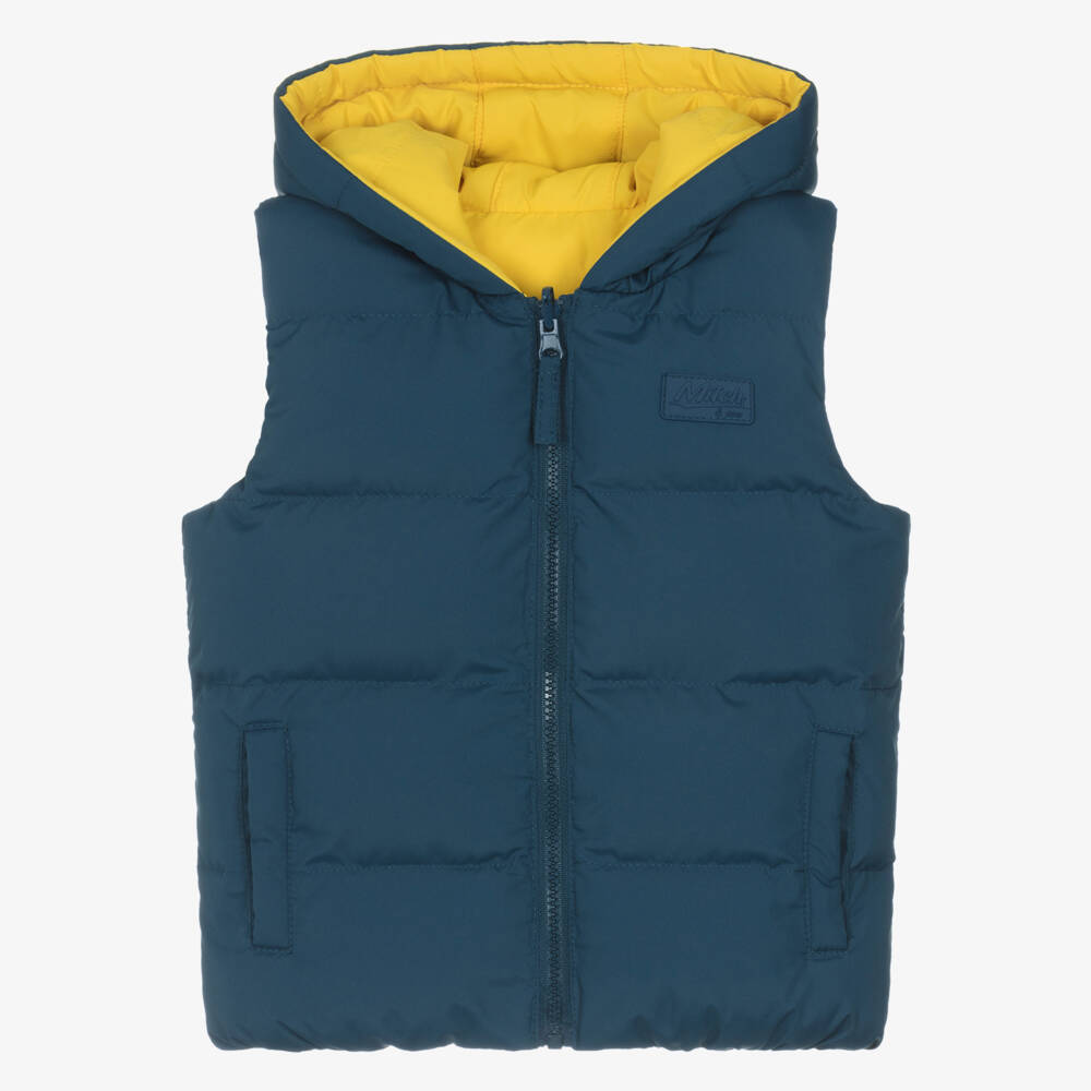 Mitch & Son-Жилет-пуховик двусторонний двухцветный для мальчиков | Childrensalon Outlet