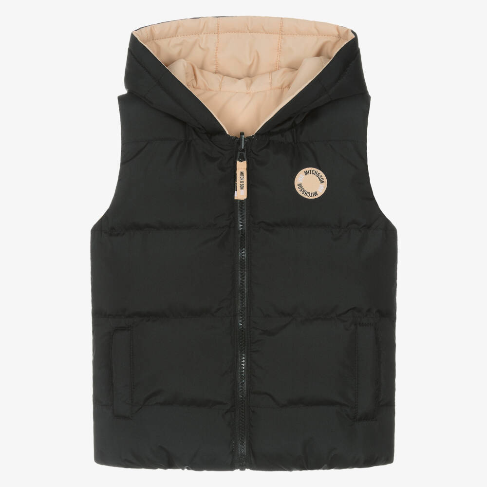 Mitch & Son-Двухцветный двусторонний пуховик для мальчиков | Childrensalon Outlet