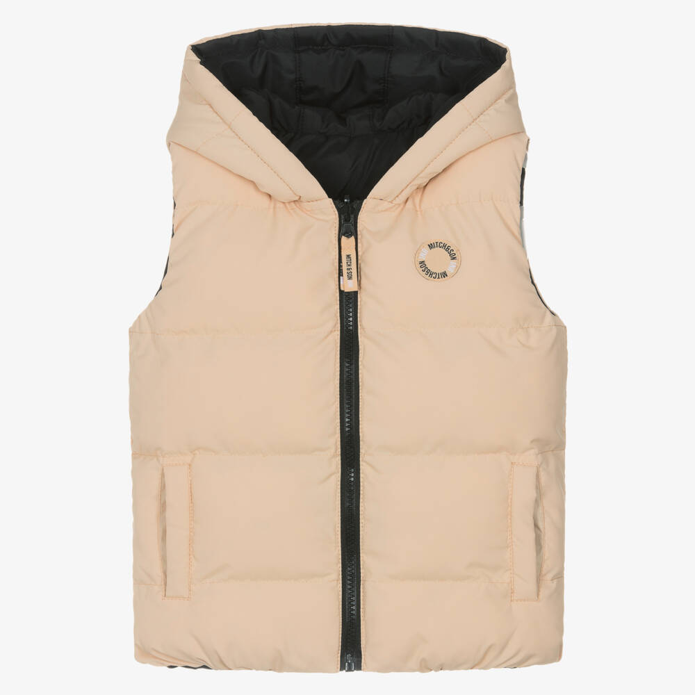 Mitch & Son-Двухцветный двусторонний пуховик для мальчиков | Childrensalon Outlet