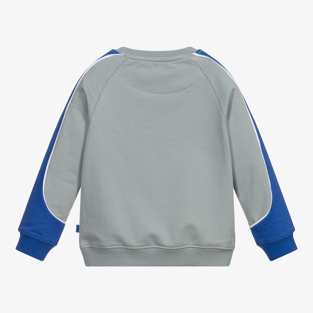 Mitch & Son-Серо-синий спортивный костюм для мальчиков | Childrensalon Outlet