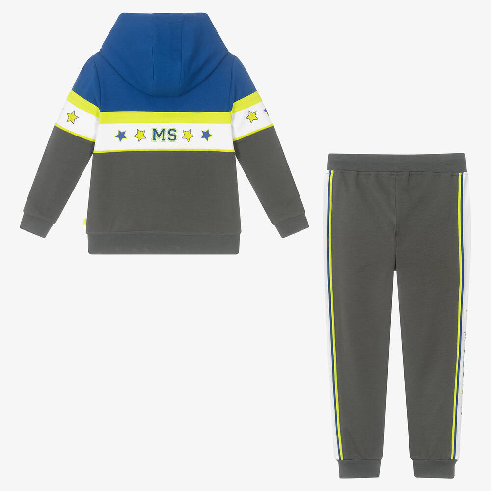 Mitch & Son-Серо-синий спортивный костюм для мальчиков | Childrensalon Outlet