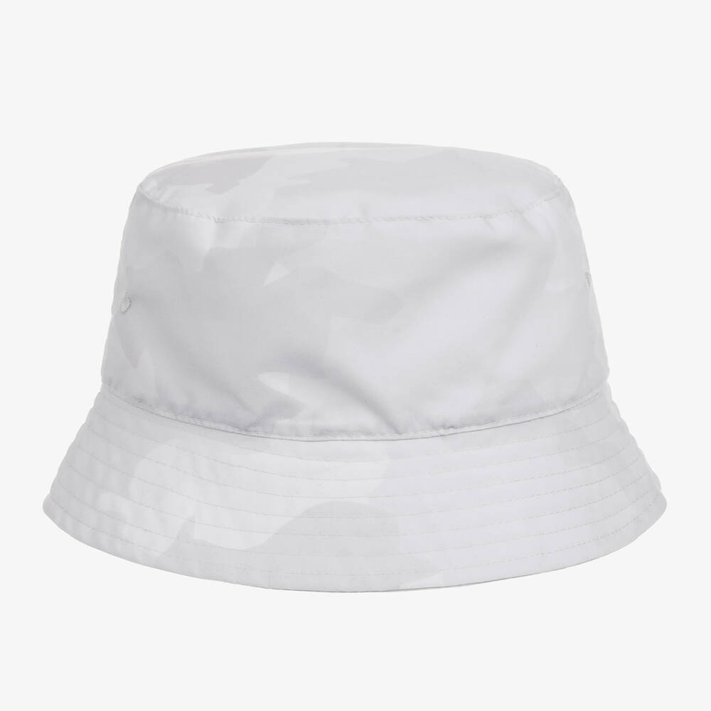 ميتش آند سون-قبعة قطن لون رمادي فاتح للأولاد | Childrensalon Outlet