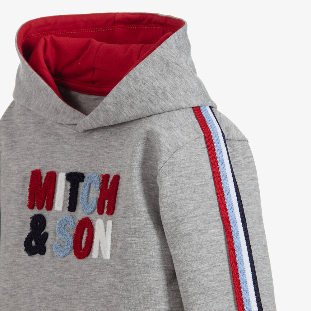 Mitch & Son-Серый спортивный костюм из хлопка для мальчиков | Childrensalon Outlet