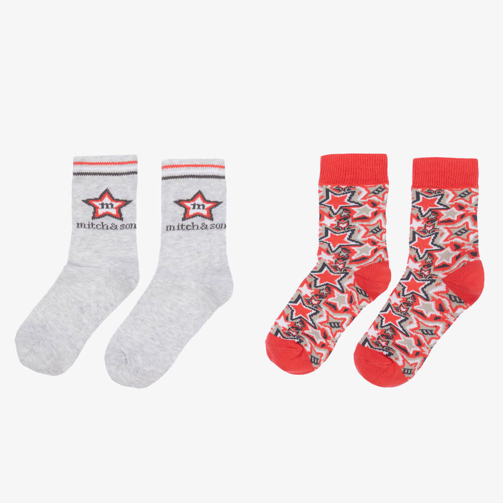 Boys red dress socks deals