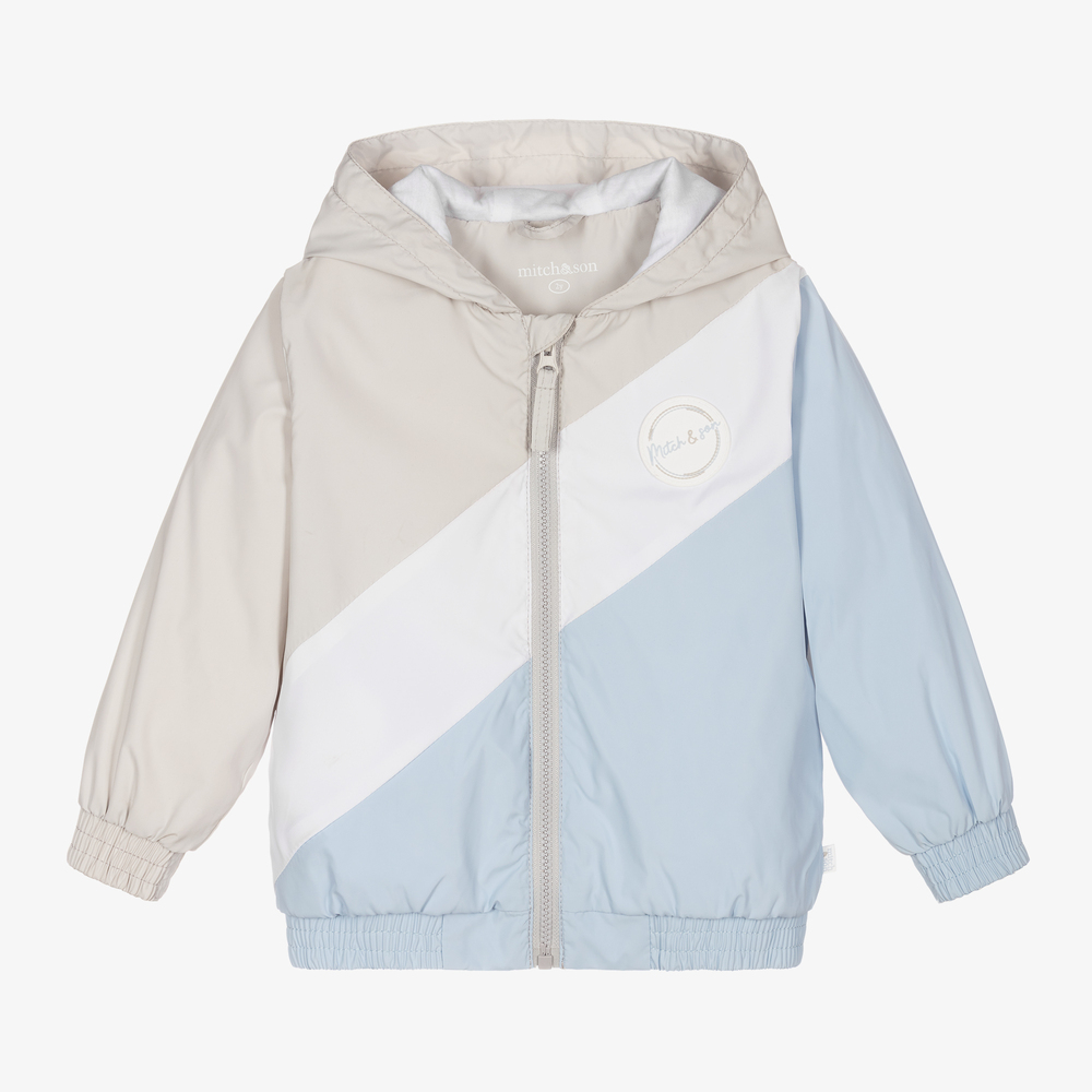 Mitch & Son - Boys Grey Windbreaker Jacket | Childrensalon