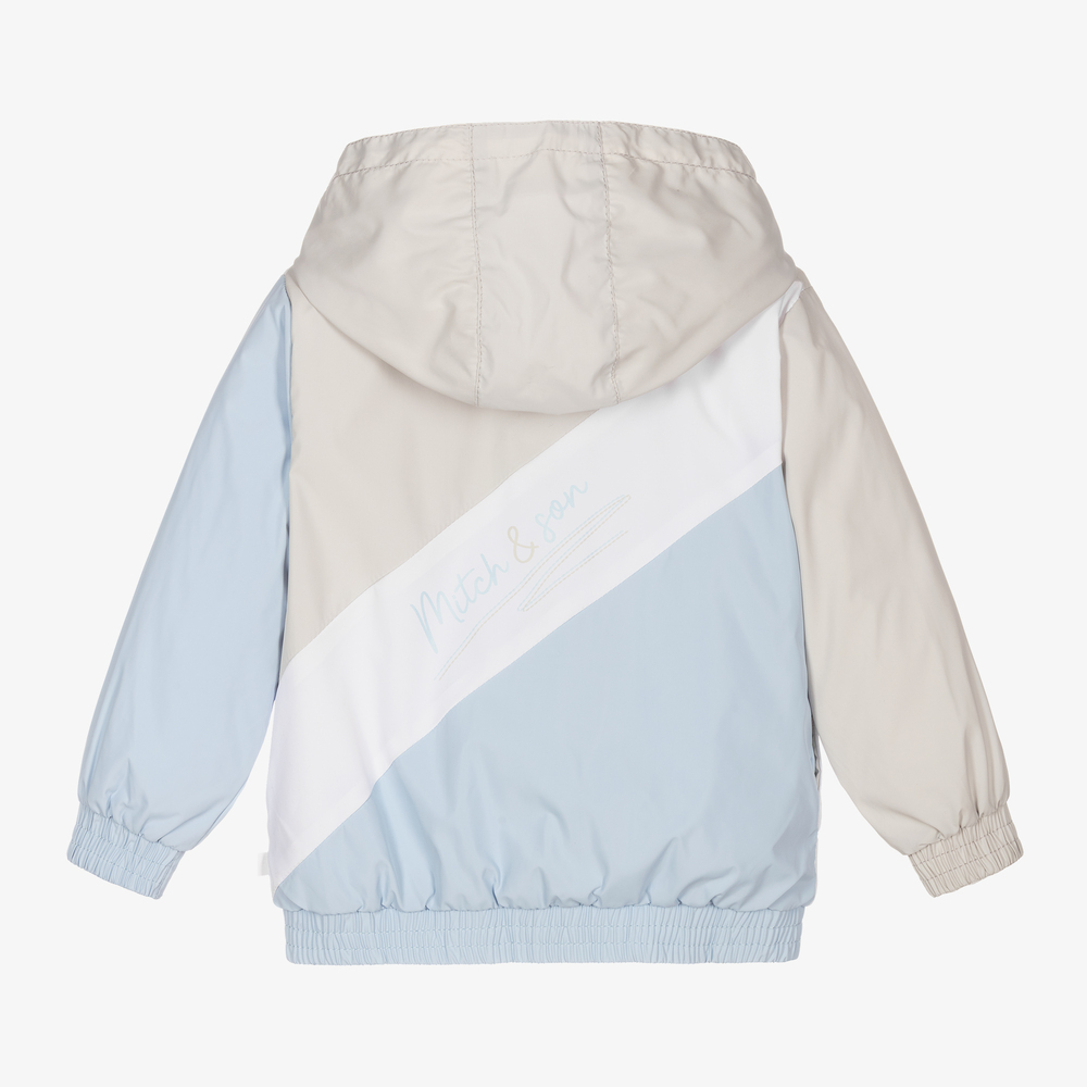 Mitch & Son-Boys Grey Windbreaker Jacket | Childrensalon Outlet