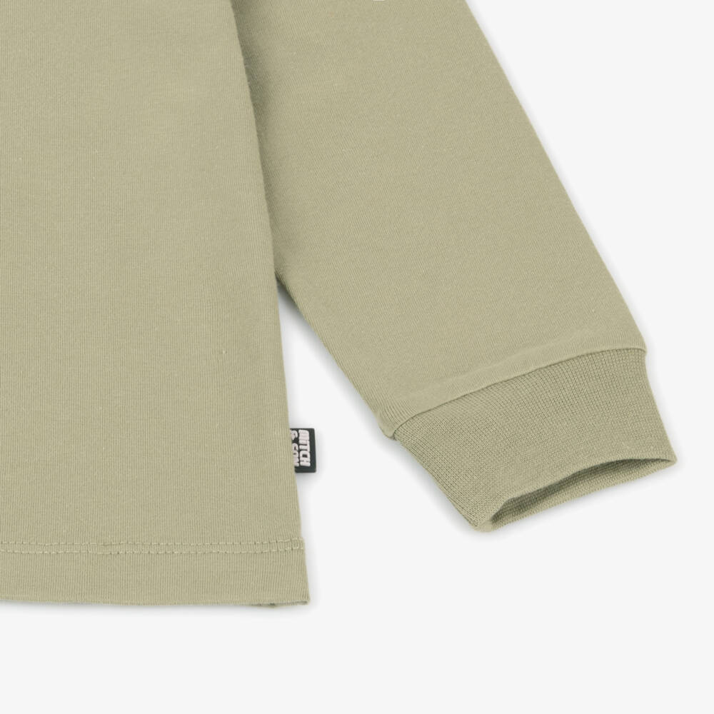 Mitch & Son-Boys Khaki Long Sleeve Tee | Childrensalon Outlet