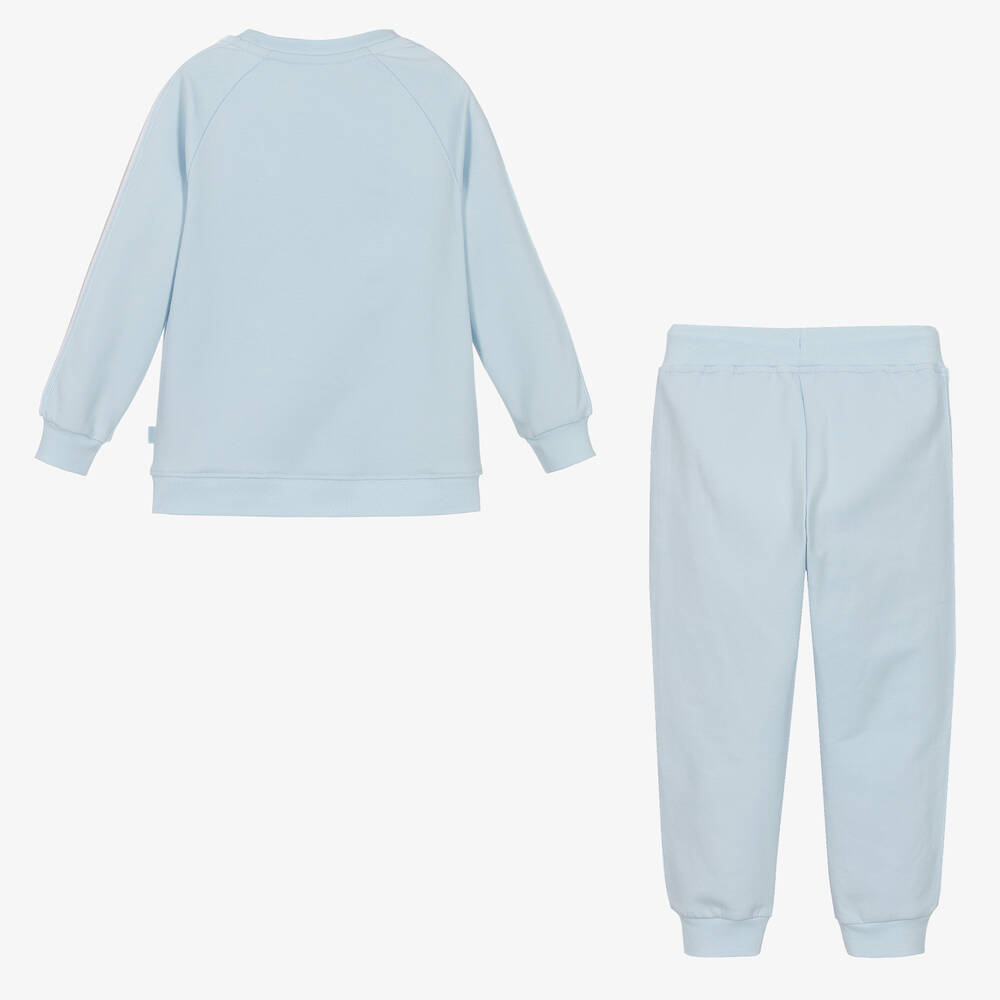 Mitch & Son-Голубой спортивный костюм из хлопкового джерси | Childrensalon Outlet