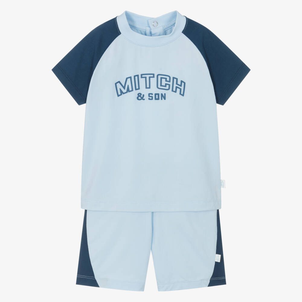 Mitch & Son-Спортивный комплект светло-голубого цвета для мальчиков | Childrensalon Outlet