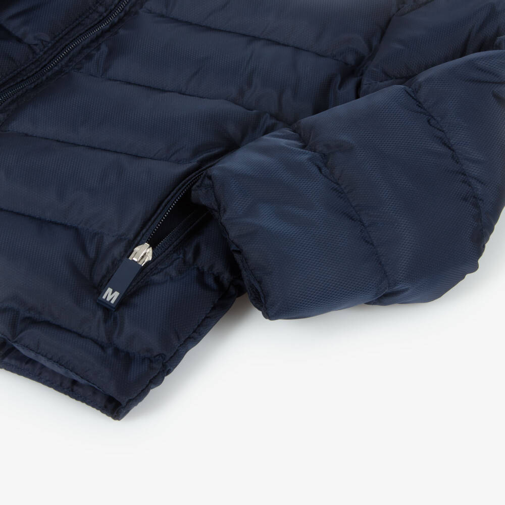 Mitch & Son-Boys Navy Blue Puffer Coat | Childrensalon Outlet