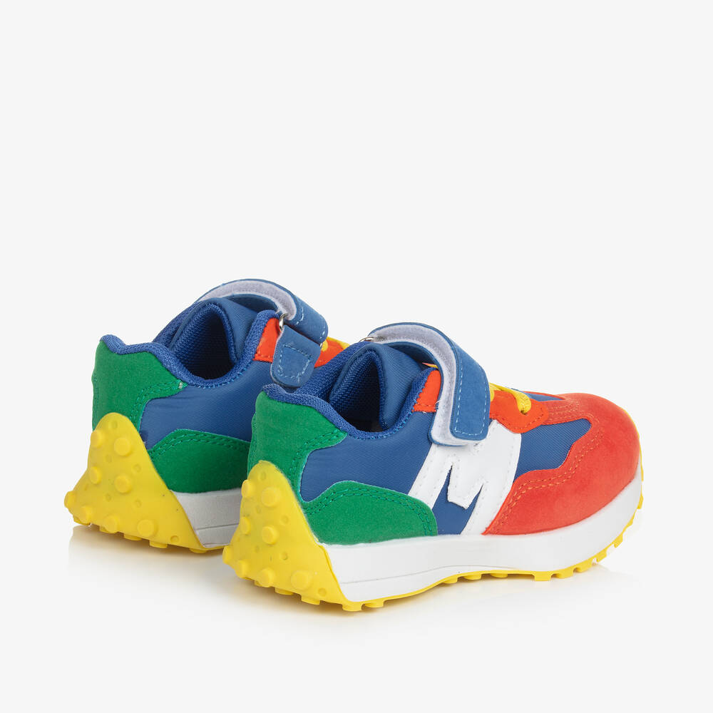 ميتش آند سون-ترينرز جلد شامواه صناعي لون كحلي وأحمر | Childrensalon Outlet