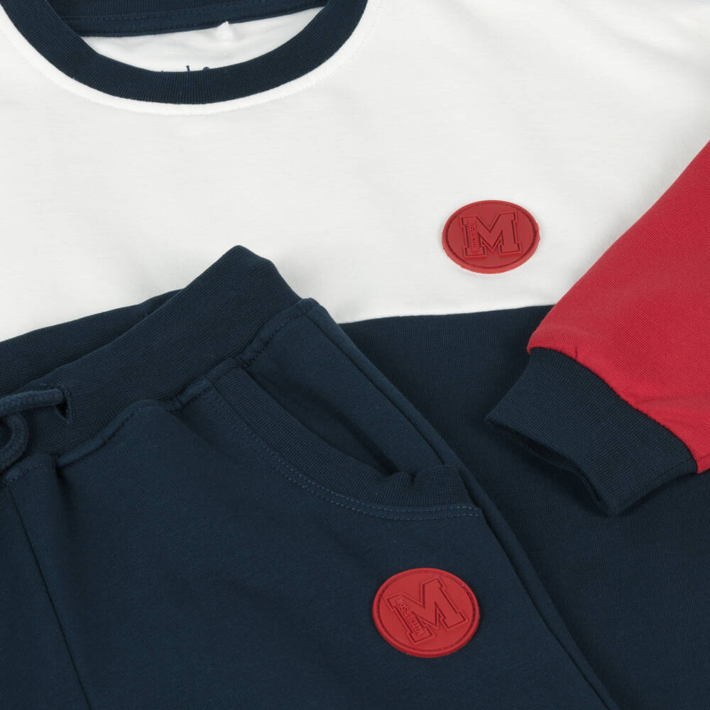 Mitch & Son-Boys Navy Colourblock Outfit | Childrensalon Outlet