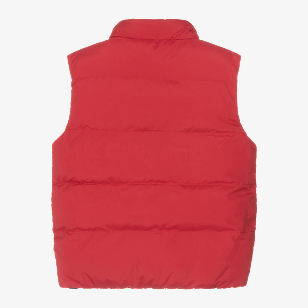 Mitch & Son-Boys Navy & Scarlet Reversible Vest | Childrensalon Outlet