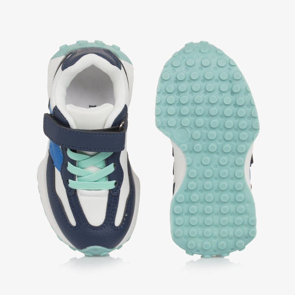 Mitch & Son-Boys' Navy & White Velcro Sneakers | Childrensalon Outlet