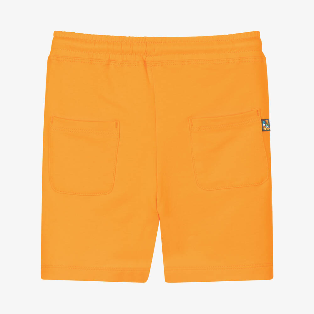 Mitch & Son-Boys Orange Cotton Jersey Shorts | Childrensalon Outlet