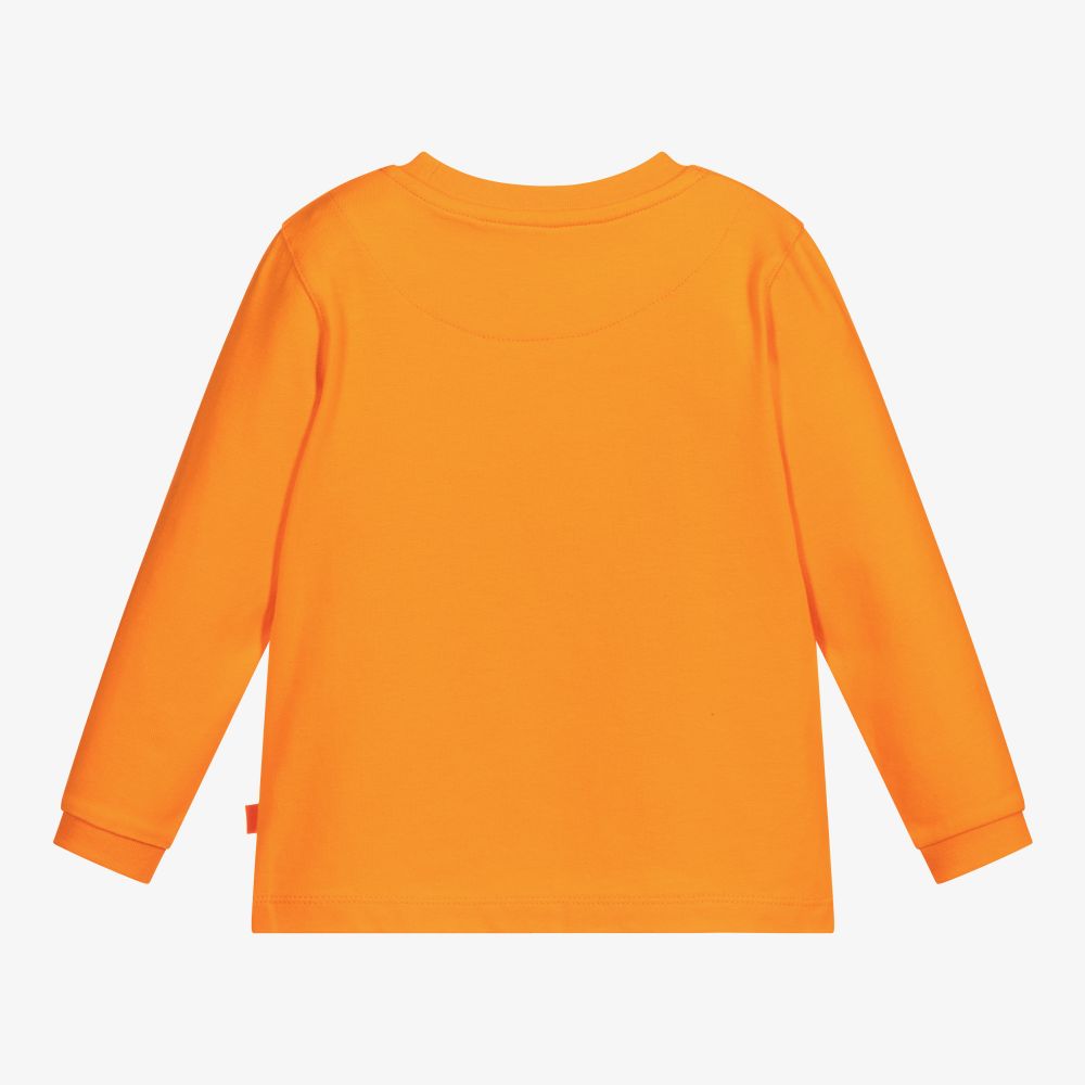 Mitch & Son-Boys Orange Cotton Top | Childrensalon Outlet