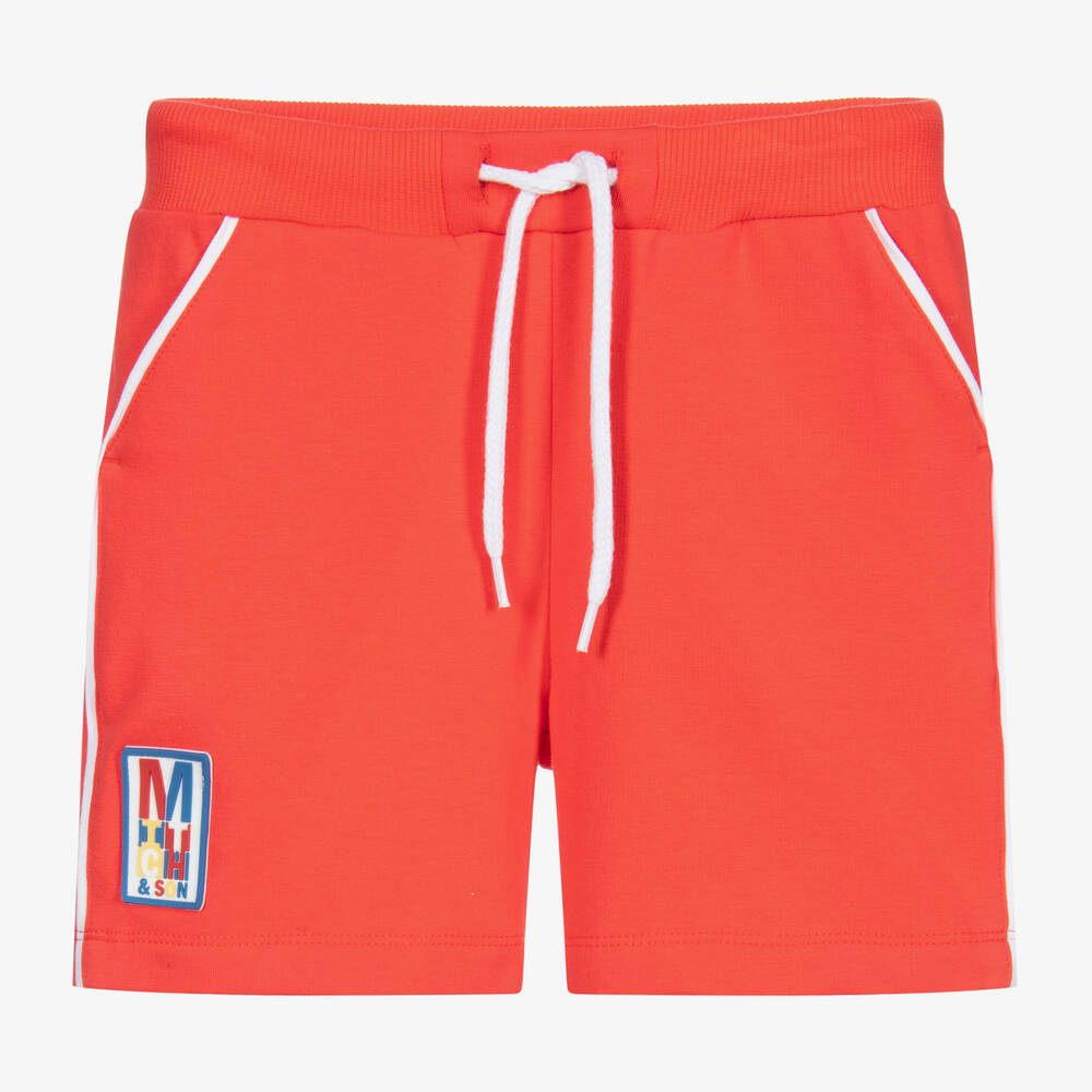 Mitch & Son-Boys Red Jersey Shorts | Childrensalon Outlet